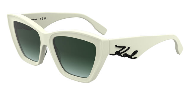 Karl Lagerfeld KL6179S N 105 Cat Eye White Sunglasses  display picture 3