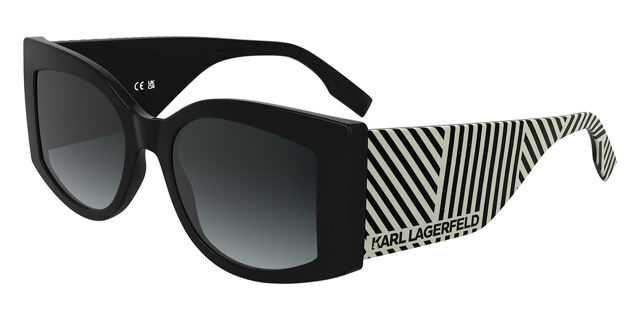 Karl Lagerfeld KL6183S 001 Geometric Black Sunglasses  display picture 3