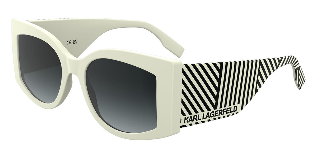 Photos - Sunglasses Karl Lagerfeld KL6183S 105 Women's  White Size 53 