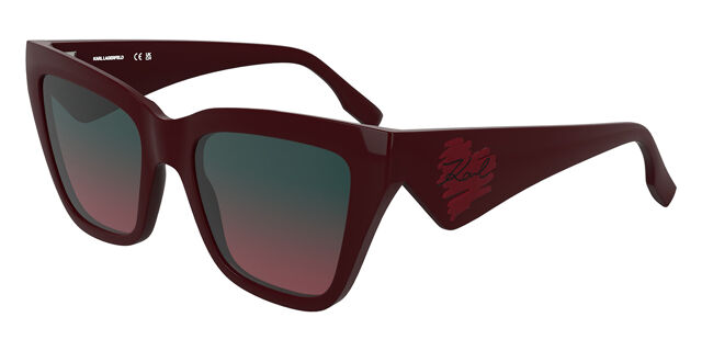 Karl Lagerfeld KL6184S 601 Cat Eye Burgundy Sunglasses  display picture 1