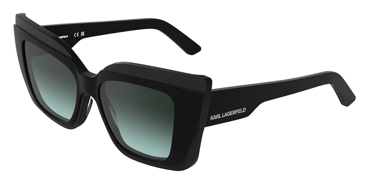 Karl Lagerfeld KL6204S 001 53 Svarta Solglas&ouml;gon Kvinna