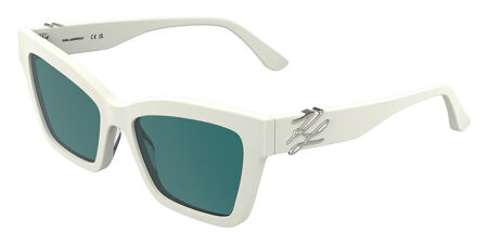 Karl Lagerfeld White Sunglasses – 100% UV Protection & Free  display picture 3
