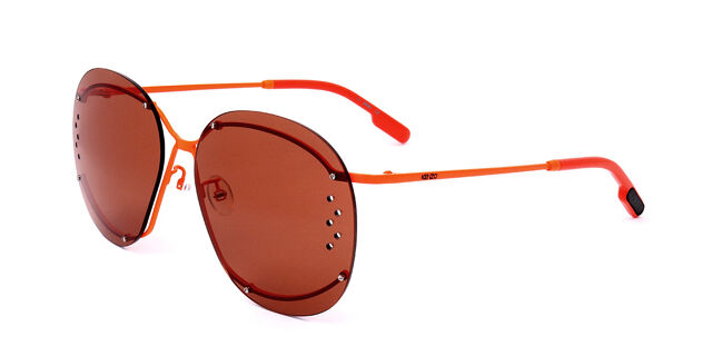 Sunglasses Kenzo 62 Kenzo Grey Square Unisex Sunglasses KZ40088F