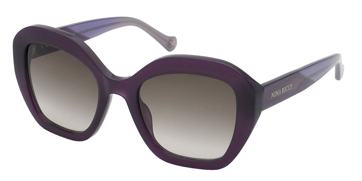 Nina Ricci SNR355 096Z Women’s Sunglasses Purple Size 53