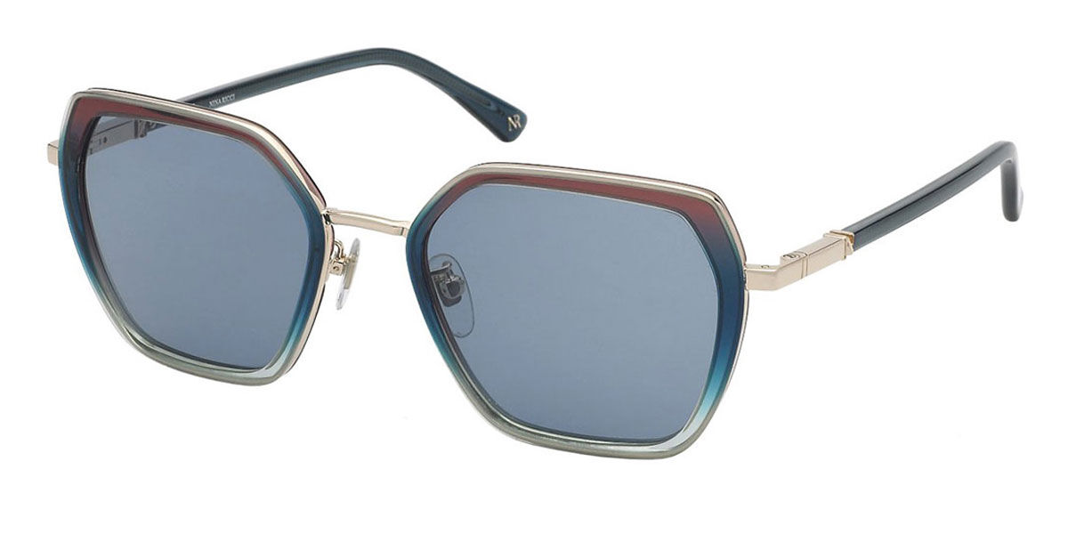 Nina Ricci SNR359 06LH Women’s Sunglasses Blue Size 54