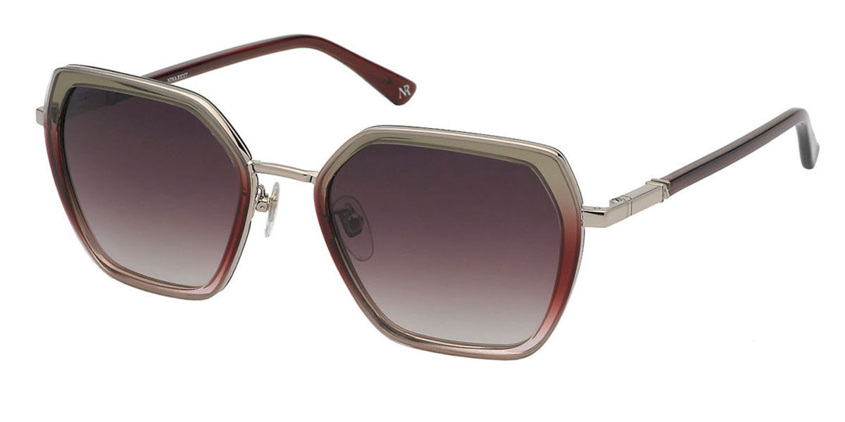 Nina Ricci SNR359 0C19 Women’s Sunglasses Brown Size 54