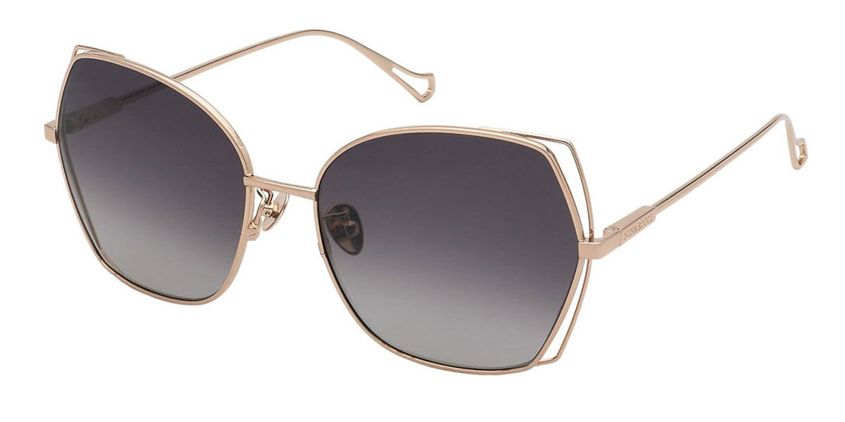 Nina Ricci SNR360 08FC Women’s Sunglasses Gold Size 59