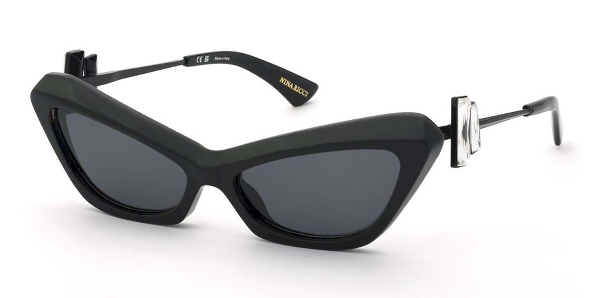 Nina Ricci SNR405S 700S Men's Sunglasses Black Size 59