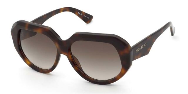 Nina Ricci SNR435 0752 Oval Tortoise Sunglasses  display picture 2