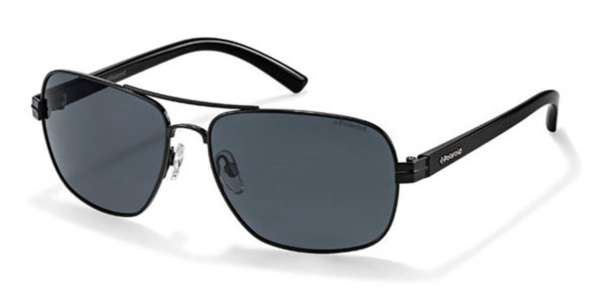 Polaroid P4407 Contemporary Polarized BC5/Y2 Sunglasses Black ...