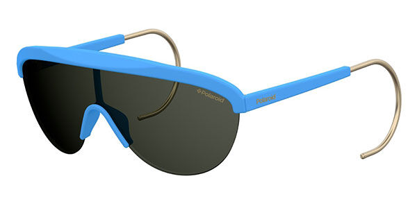 Photos - Sunglasses Polaroid PLD 6037/S Polarized RCT/M9 Men's  Blue Size 1 