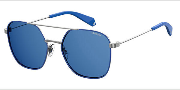 Photos - Sunglasses Polaroid PLD 6058/S Polarized PJP/C3 Men's  Blue Size 5 