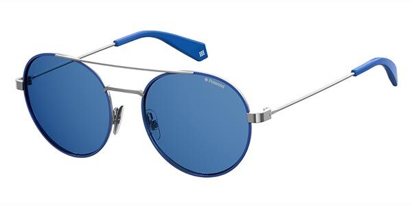 Photos - Sunglasses Polaroid PLD 6056/S Polarized PJP/C3 Men's  Blue Size 5 