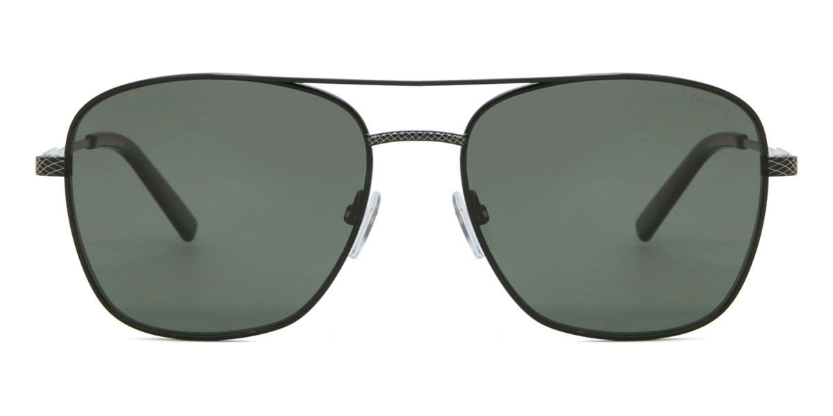 Polaroid Man PLD 2068/S/X 807/UC Sunglasses Metal Black  Squared Polarized-image