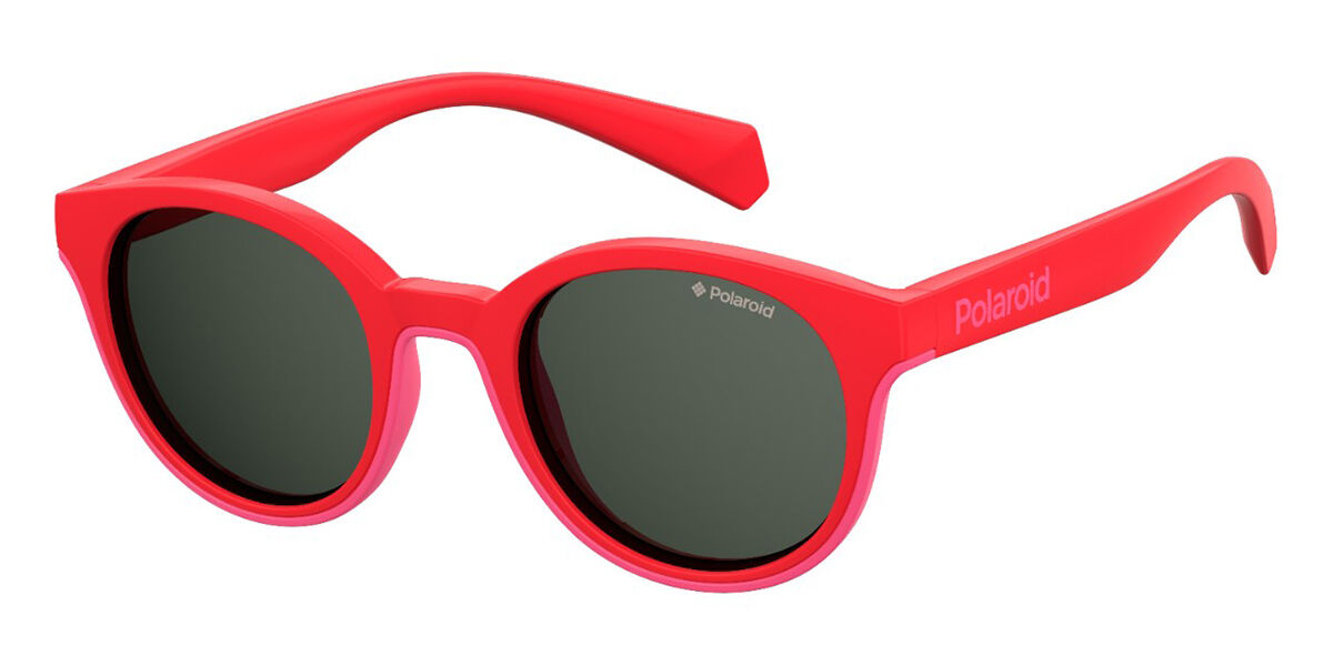48 Havana Fuchsia Pink Grey Speckled Pz Polaroid Kids PLD 8016/N AI SRR Sunglasses 