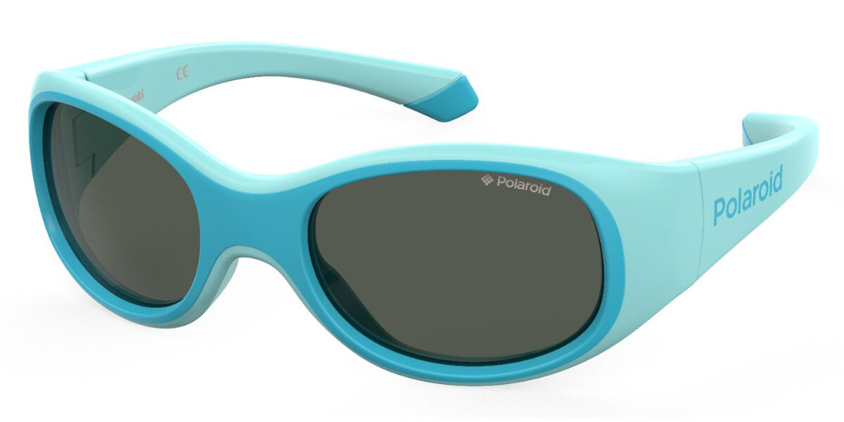 Photos - Sunglasses Polaroid PLD 8038/S Kids MVU/M9 Kids'  Blue Size 44 