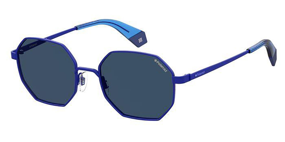 Photos - Sunglasses Polaroid PLD 6067/S PJP/C3 Men's  Blue Size 53 