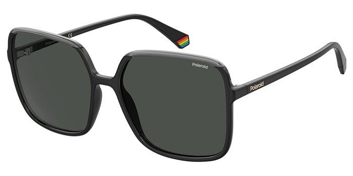 Polaroid PLD 6128/S 08A/M9 Sunglasses Black Grey | SmartBuyGlasses UK