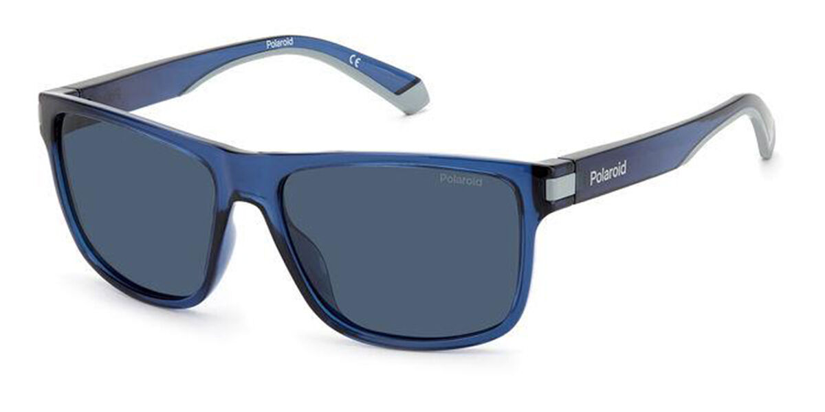 Polaroid PLD 2123/S XW0/C3 Sunglasses Transparent Blue | VisionDirect ...