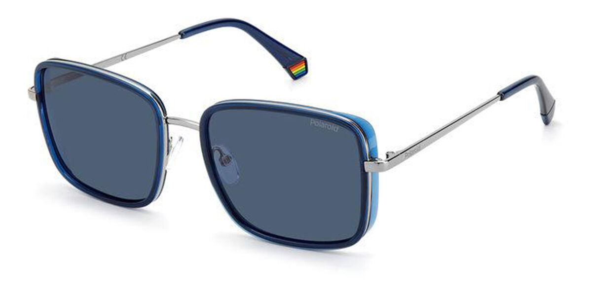 Polaroid PLD 6149/S/X Polarized PJP/C3 Sunglasses in Blue Silver ...