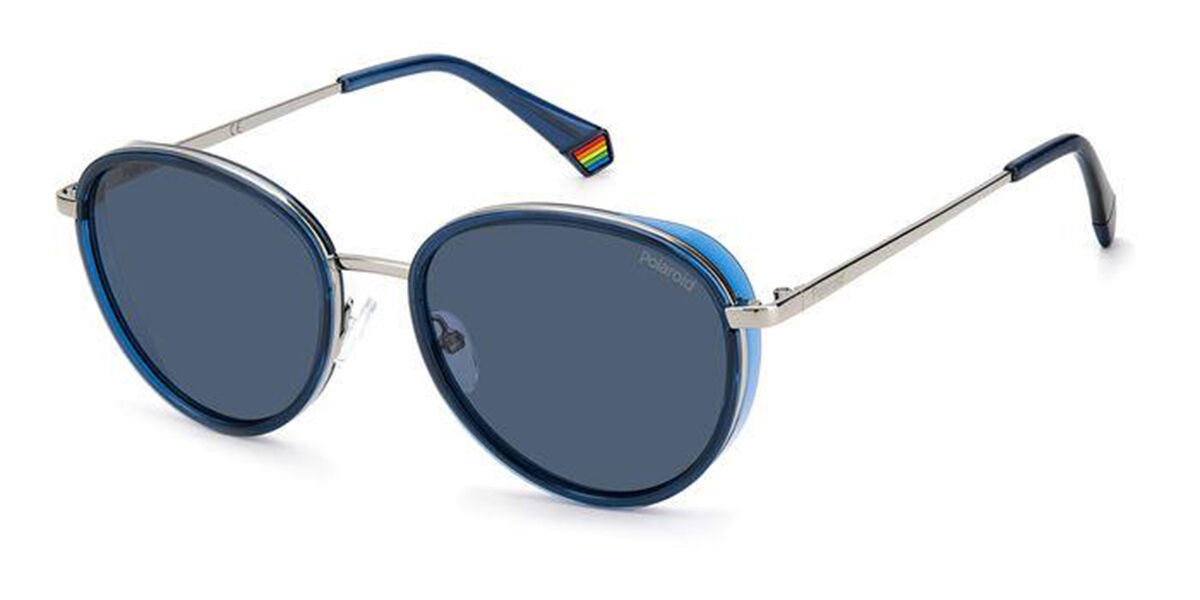 Photos - Sunglasses Polaroid PLD 6150/S/X Polarized PJP/C3 Men's  Blue Size 