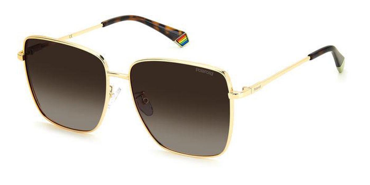 Photos - Sunglasses Polaroid PLD 6164/G/S 06J/LA Women's  Gold Size 59 
