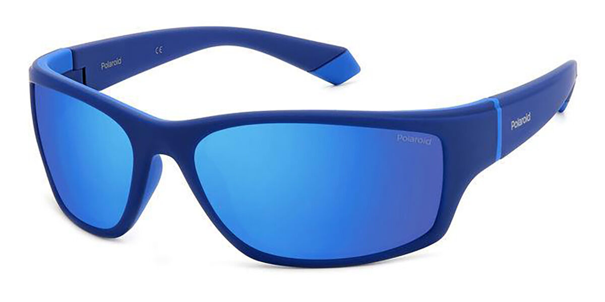 Photos - Sunglasses Polaroid PLD 2135/S ZX9/5X Men's  Blue Size 65 