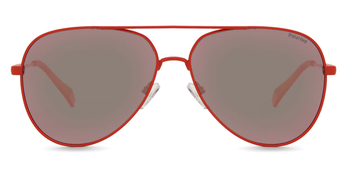 Polaroid Męski Czerwony Pld 6187/S Polarized C9a/Jq 60 Czerwone Meskie Okulary Przeciwsloneczne