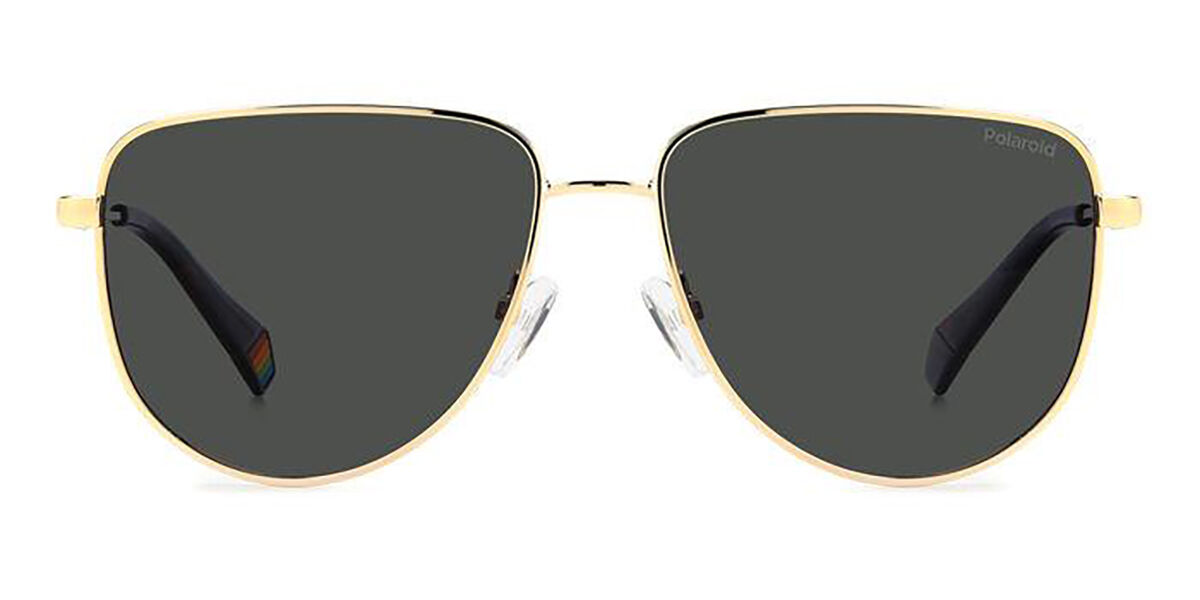 Photos - Sunglasses Polaroid PLD 6196/S/X Polarized J5G/M9 Men's  Gold Size 
