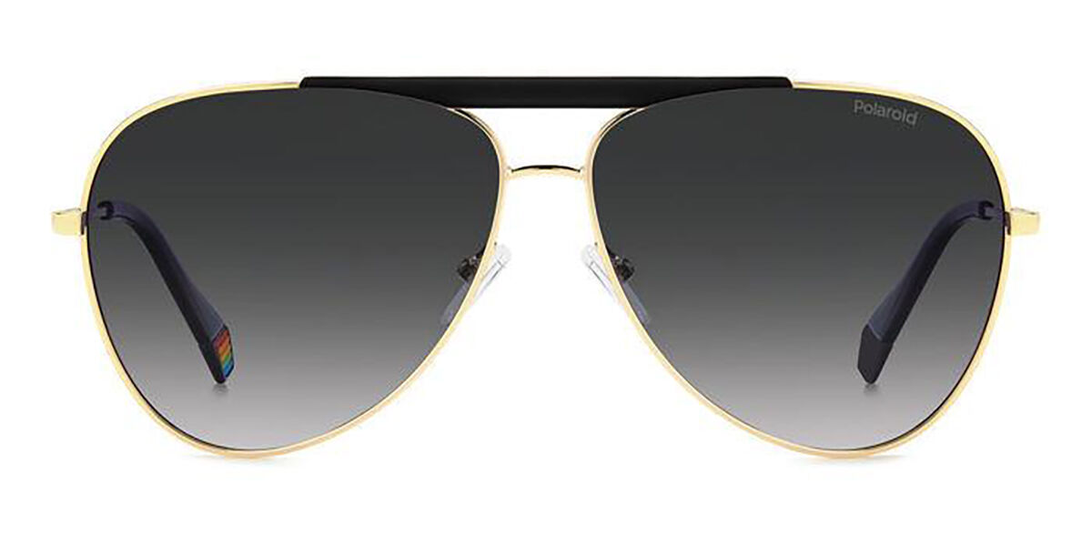 Photos - Sunglasses Polaroid PLD 6200/S/X Polarized RHL/WJ Men's  Gold Size 