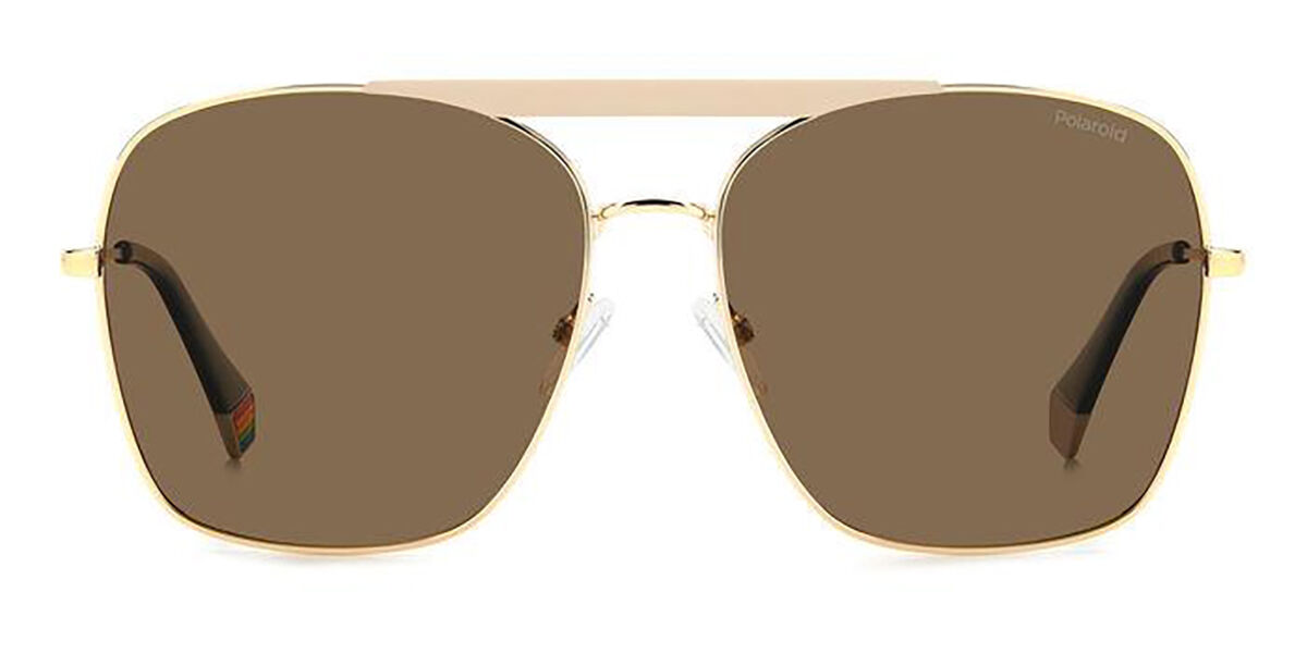 Polaroid PLD 6201/S/X Polarized YYH/SP Sunglasses Matte Ivory Gold ...