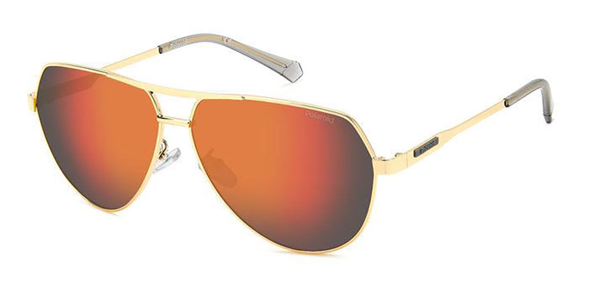 Polaroid PLD 2145/G/S/X Polarized J5G/OZ Sunglasses Gold | VisionDirect ...