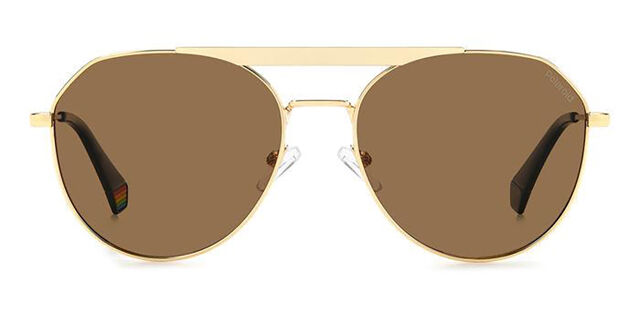 Polaroid PLD 6211/S/X Polarized J5G/SP Pilot Gold Sunglasses  display picture 1