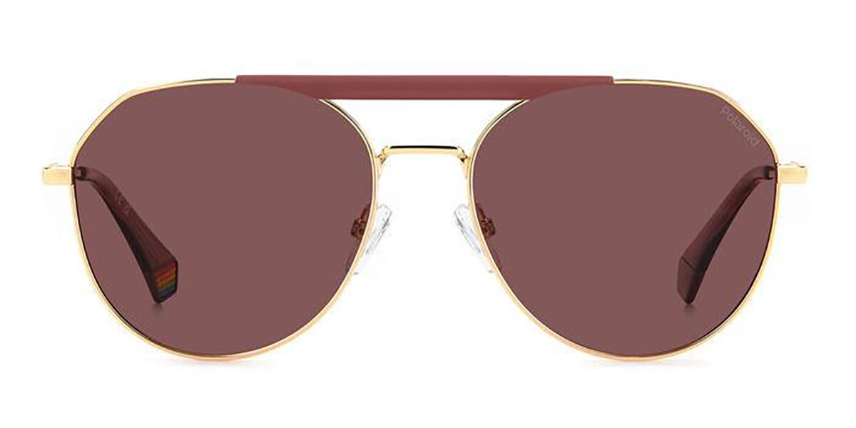 Polaroid PLD 6211/S/X Polarized S45/KL Men’s Sunglasses Gold Size 57