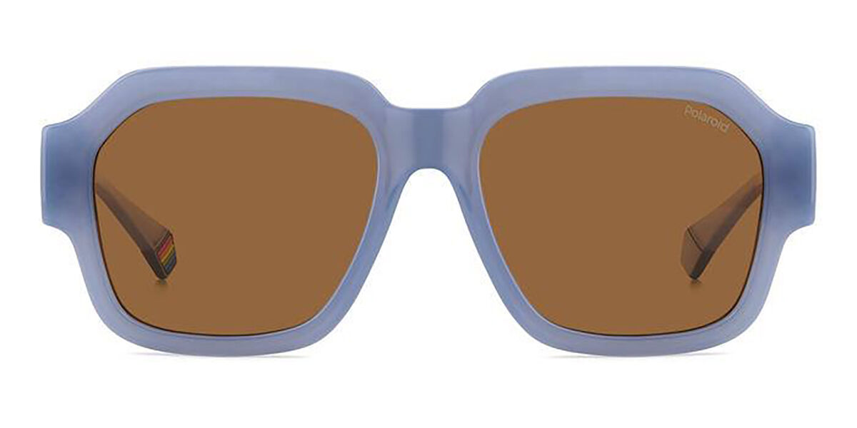 Photos - Sunglasses Polaroid PLD 6212/S/X Polarized MVU/HE Men's  Blue Size 