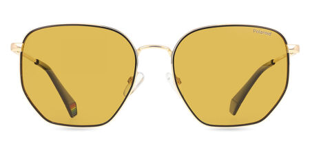 Polaroid PLD 6214/S/X Polarized DYG/MU Geometrisch Gold Yellow Black zonnebril | Nederland