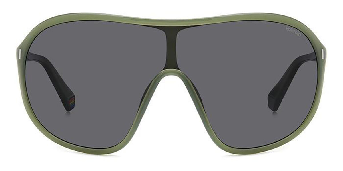 Photos - Sunglasses Polaroid PLD 6216/S Polarized 1ED/M9 Men's  Green Size 