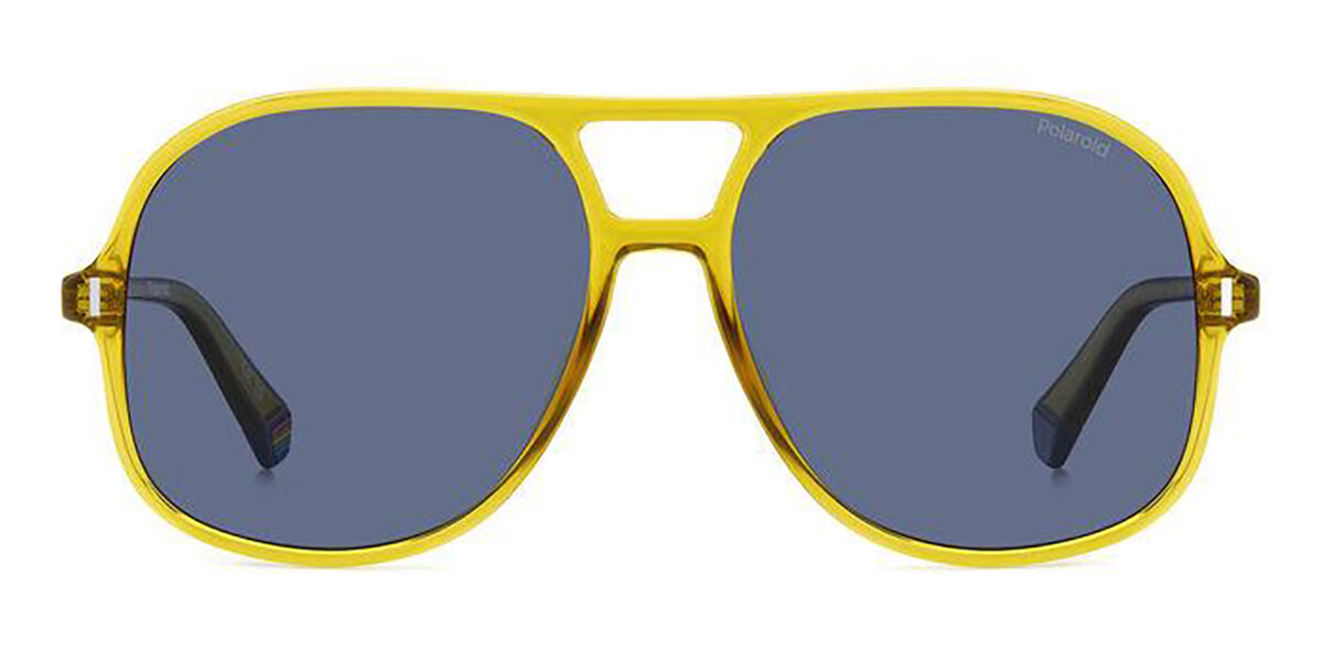 Polaroid PLD 6217/S Polarized 40G/C3 Men’s Sunglasses Yellow Size 57