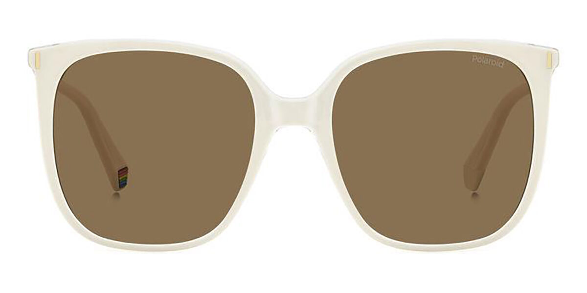 Polaroid PLD 6218/S Polarized VK6/SP Women’s Sunglasses White Size 56