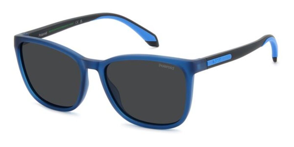 Polaroid Damski Opaque Blue Pld 2169/S/X Polarized Fll/M9 56 Niebieskie E Okulary Przeciwsloneczne