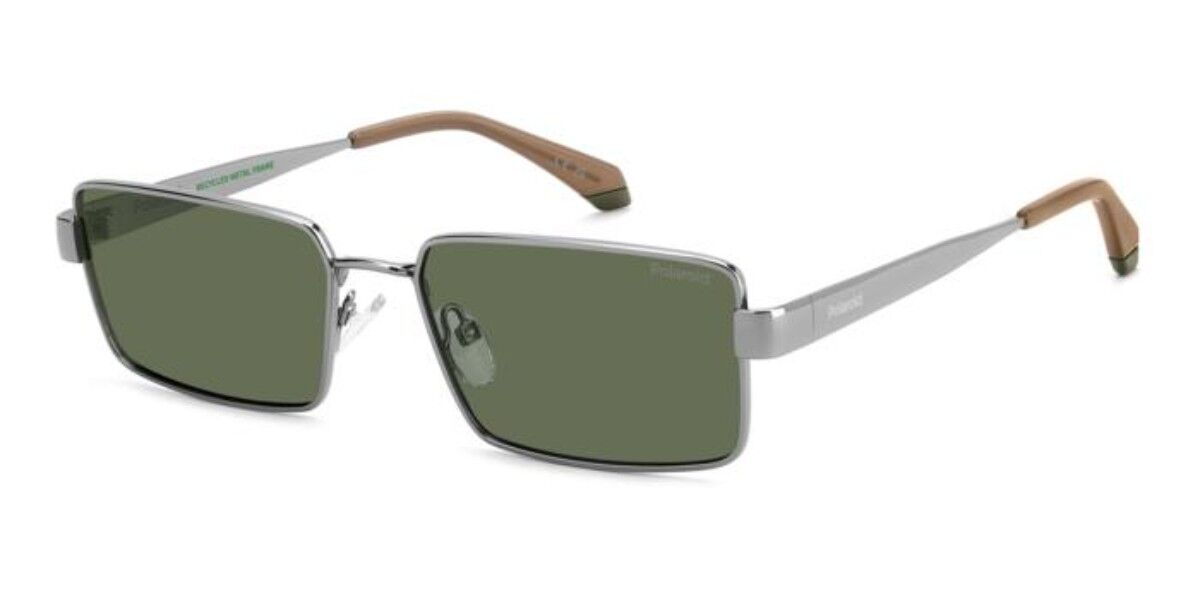 Polaroid Męski Ruthenium Silver Pld 6255/S/X Polarized 6Lb/Uc 56 Srebrne Meskie Okulary Przeciwsloneczne