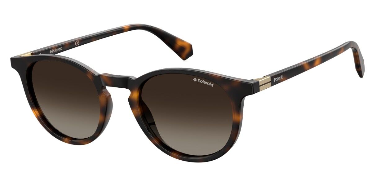 Polaroid Pld 6102/s/x Polarized 086/la Men's Sunglasses Tortoiseshell Size 51 In Dark Tortoise