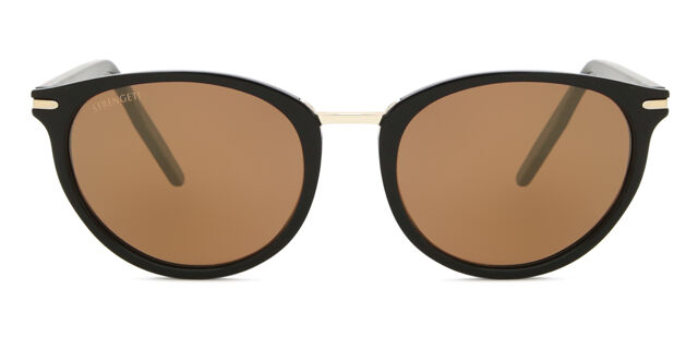 Serengeti Elyna Polarized 8846 Cat Eye Shiny Black 