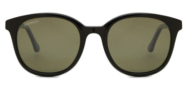 Serengeti Mara 8987 Square Shiny Black Sunglasses  display picture 1