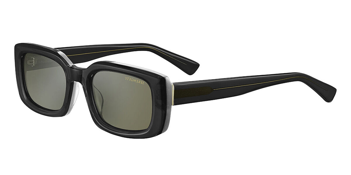 Serengeti Nicholson Polarized SS540001 Sunglasses Shiny Black
