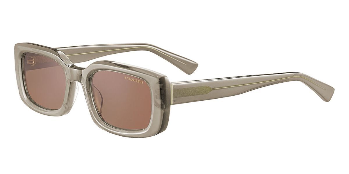 Serengeti Nicholson Polarized SS540004 Sunglasses in Shiny Crystal