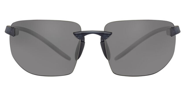 Lupton Polarized óculos de sol Matte Crystal Black OculosWorld BR