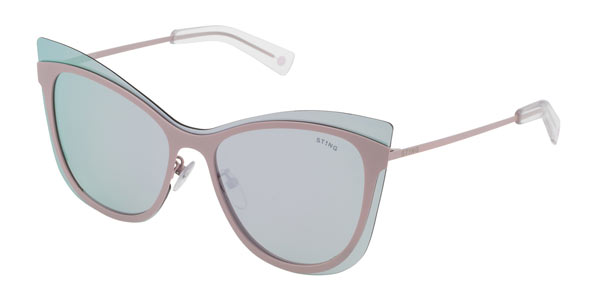 Sting SST195 Polarized S87R Women’s Sunglasses Pink Size 99