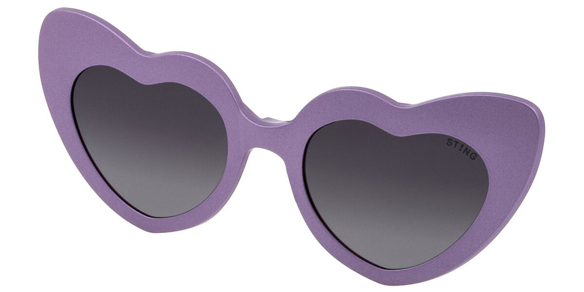 Sting AGSJ682 Clip-On Only Polarized 7GSP Óculos De Sol Feminino Purple