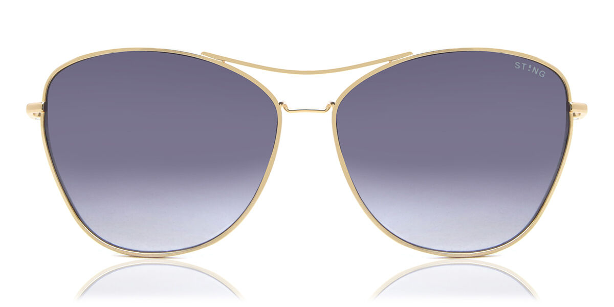 Sting AGST393 Clip-On Only 0300 Sunglasses Gold | SmartBuyGlasses UK